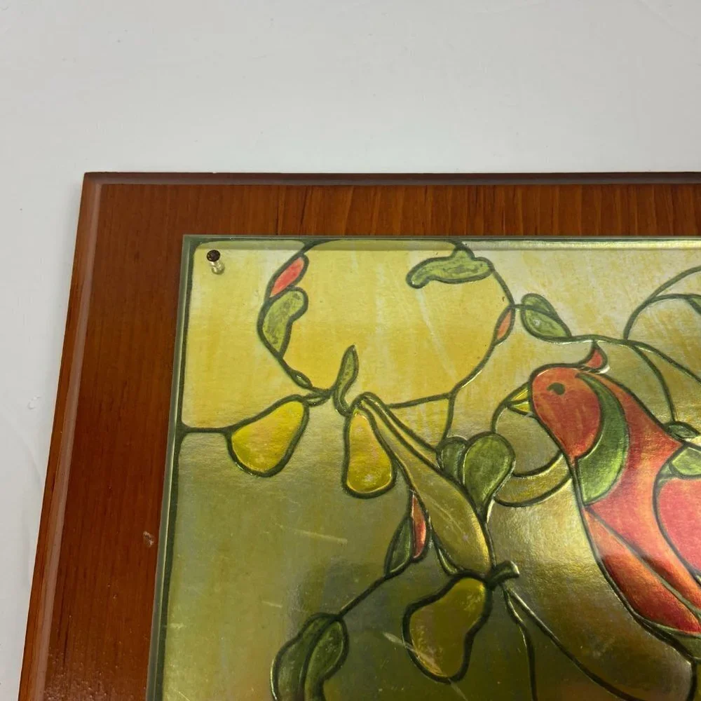 Vintage Picture Bird Wooden Wall Decor